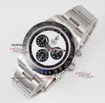 Swiss Replica Rolex Daytona Paul Newman 7750 White Face Black Ceramic Bezel Watch